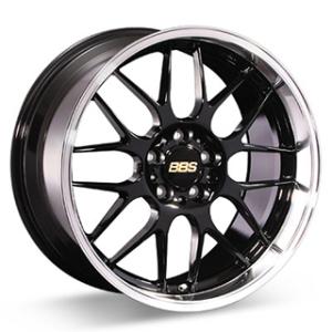 ＢＢＳ アルミ鍛造１ピースホイール ＲＧ-Ｒ ７Ｊ-１７ ４Ｈ １００ ＋４５ ＢＫＤ/ＧＬＤ RG...