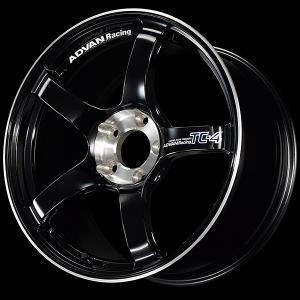 アドバン レーシング TC4 アルミホイール 18×9.5J 5/100 +45 ブラック