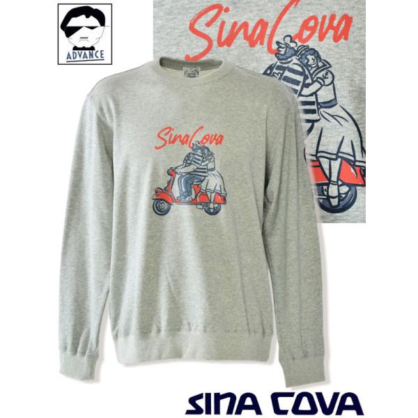 シナコバ 2026新作春夏 長袖トレーナー アウトレット メンズ ゴルフウエア ちょいワル sina...