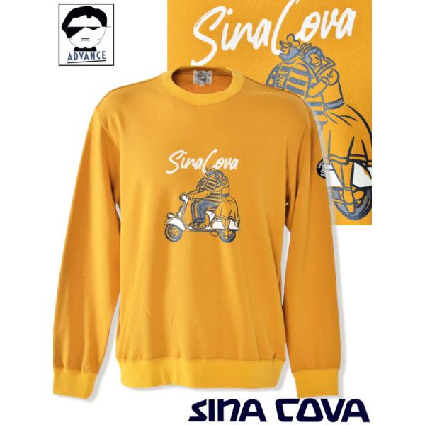 シナコバ 2026新作春夏 長袖トレーナー アウトレット メンズ ゴルフウエア ちょいワル sina...