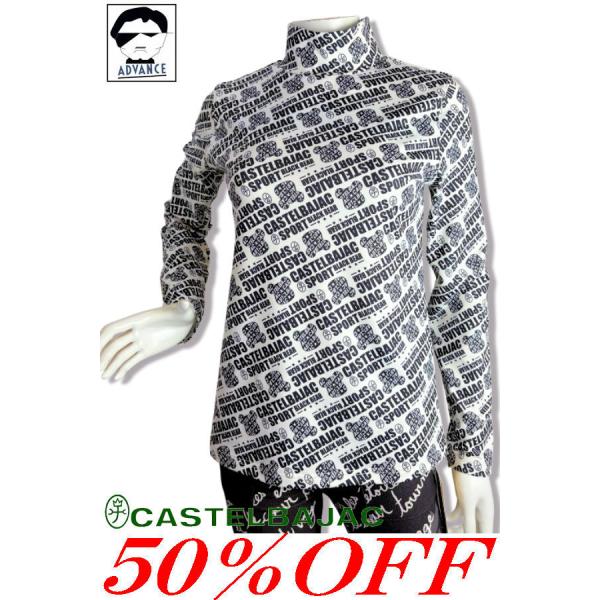50％OFFセール カステルバジャック 長袖ポロシャツ ゴルフウェア レディース 服 castelb...