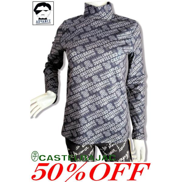 50％OFFセール カステルバジャック 長袖ポロシャツ ゴルフウェア レディース 服 castelb...