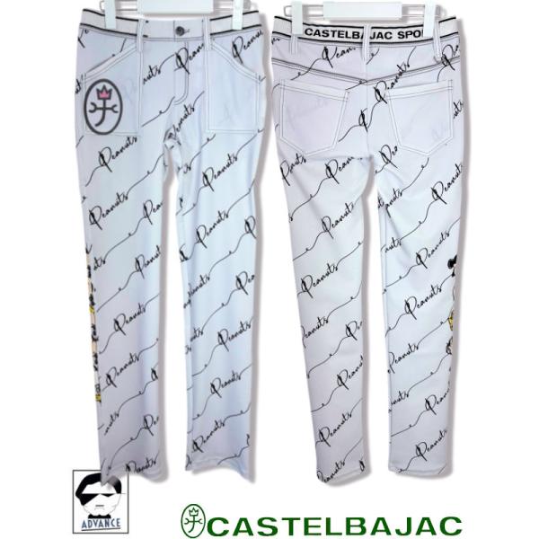 カステルバジャック スヌーピーインクジェットパンツ ゴルフウェア レディース 服 castelbaj...
