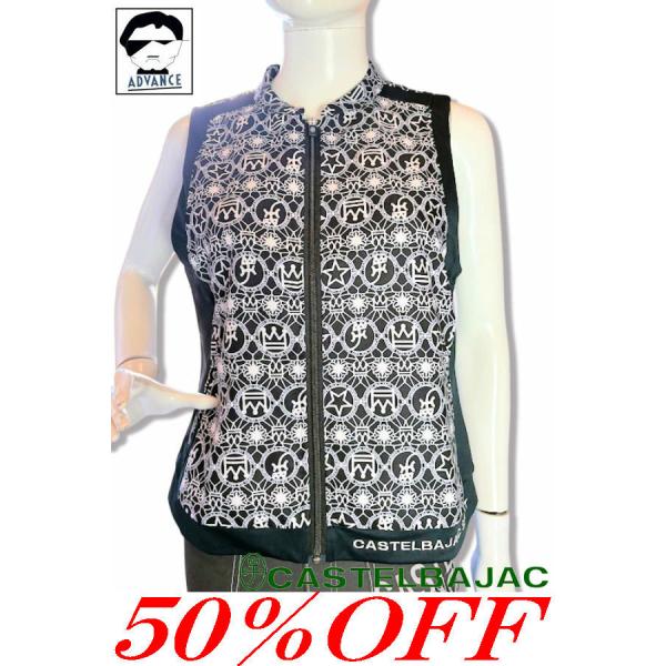 50％OFFセール カステルバジャック フルジップベスト ゴルフウェア レディース 服 castel...