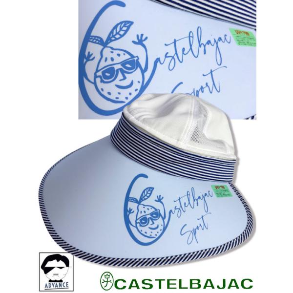 カステルバジャック サンバイザー ゴルフウェア レディース 服 castelbajac 2025春夏...