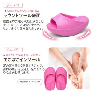 ダイエットスリッパ 室内 ツボ レディース O...の詳細画像4