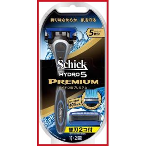 シック Schick 5枚刃 ハイドロ5 プレミアム ホルダー 替刃