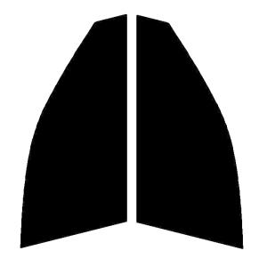 スモーク 26％ 2層構造フィルム 運転席・助手席 ハイエース ロング