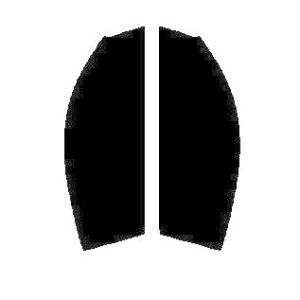 グロウゴースト91　 AR91　運転席、助手席　フェアレディZ Z33 カット済み フィルム