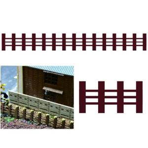 0015　Zゲージ木製線路柵　５枚入