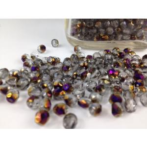 ファイヤーポリッシュ チェコビーズ 5mm クリスタルミックスP 粒売 30個