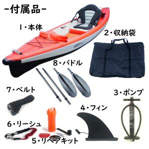 ドロップステッチ製 インフレータブル カヤック...の詳細画像2