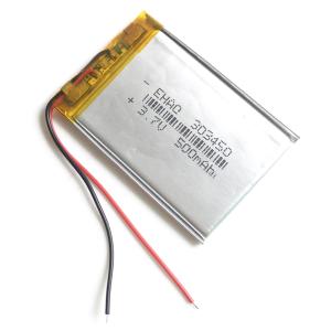 リチウムポリマー バッテリー 3.7v 500mAh 303450 Li-Po電池 ドローンやウォークマンの交換バッテリーに