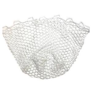 交換用ソフトラバーランディングネット Ｌサイズ20型 直径45cm セット時深さ40cm 強い!伸びる 破れたネットが蘇る タモ網 玉網