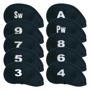 アイアンカバー 10枚 番手付き ヘッドカバー クラブカバー ゴルフ GOLF