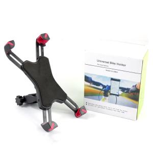 スマホホルダー 5.5インチ スマホ対応 バイク ツーリングに 自転車 サイクリングに ロック付 スマートフォンホルダー 携帯ホルダー 車載ホルダー