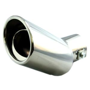 汎用 マフラーカッター オーバルハネ上げ ステンレス 25〜40mm 大口径86mm カンタン装着で激変 ドレスアップ カスタム マフラーテール 010