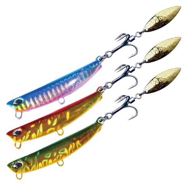 ジギンガーZ ブレード ジグ ナブラッシュ ウィロー 40g 77mm タダ巻きで釣れスギ注意 反則...