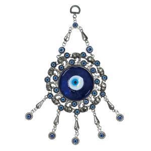 ナザールボンジュウ オーナメント サークル 象 ぞう ゾウ ガラス細工 トルコのお守り 青い目玉 トルコ 開運 お守 魔除け ナザールボンジュー ナザールボンジュ