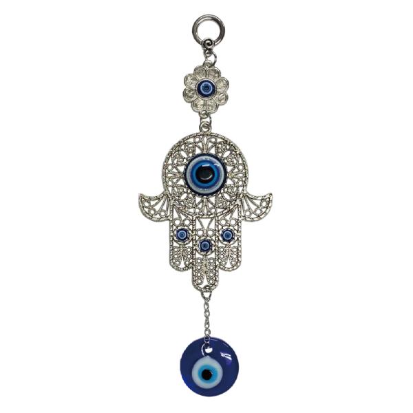 ナザールボンジュウ オーナメント ファティマ LC ファトマの手 ガラス細工 トルコのお守り ハムサ...