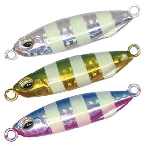 メタルジグ タングステン 30g 44mm ジギンガーZ TG Drager Micro Zebra Glow TGドラッガーマイクロ ゼブラグロー カラー 3色 ジギング 釣り具