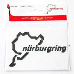 ニュルブルクリンクステッカー 立体タイプ カーボン NRA9934A