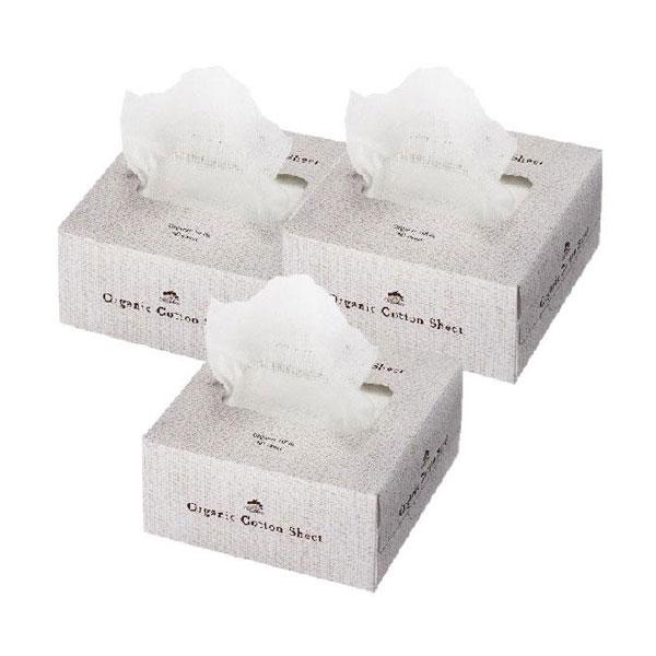 オーガニックコットンシート 80枚入 3個 セット メイドオブオーガニクス