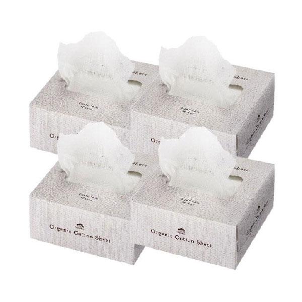 オーガニックコットンシート 80枚入 4個 セット メイドオブオーガニクス