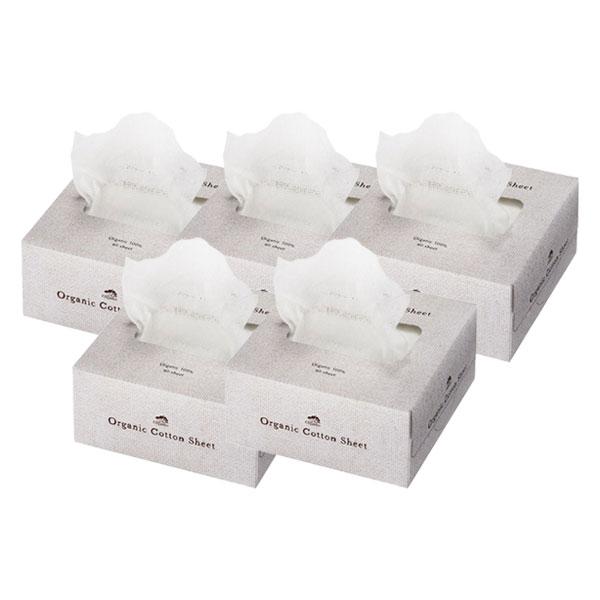オーガニックコットンシート 80枚入 5個 セット メイドオブオーガニクス