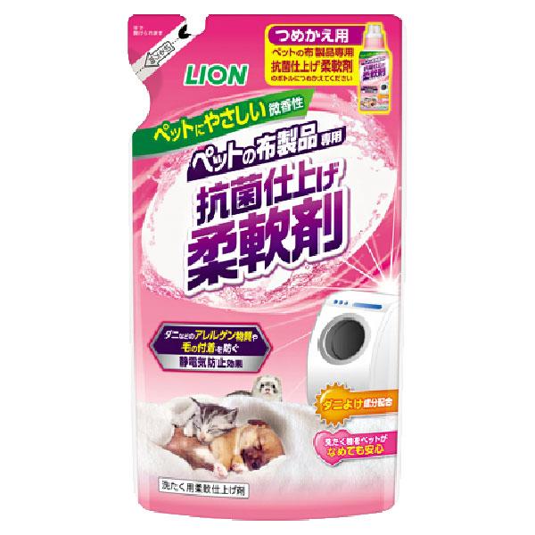 ペットの布製品専用 抗菌仕上げ柔軟剤 つめかえ用 300g