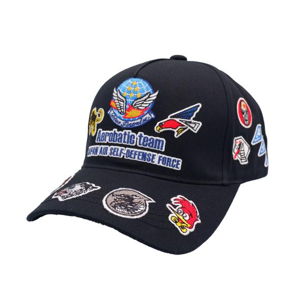 航空自衛隊 ブルーインパルス ベースボールキャップ ロゴ エンブレム 刺繍 ワッペン BI-CAP-...