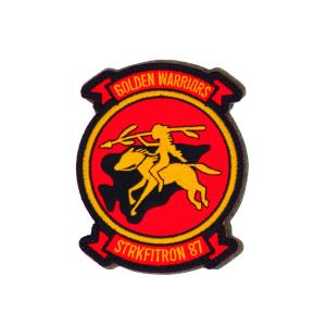VFA-87 第87戦闘攻撃飛行隊 刺繍 ワッペン 両面 ベルクロ パッチ