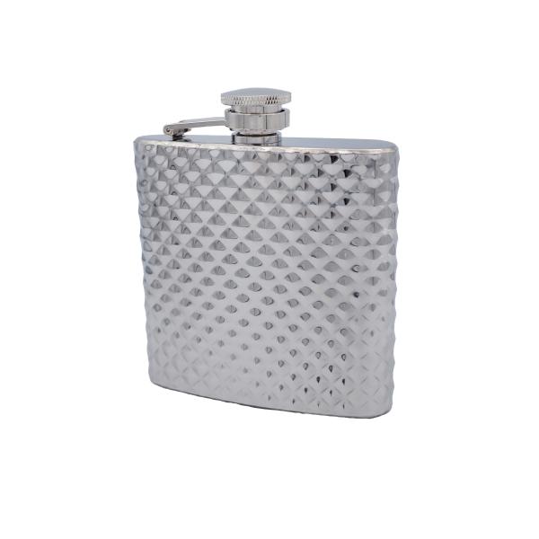 ウィスキーボトル スキットル フラスコ ステンレス製 ヒップ ジョウゴ付き SP017 6.0oz ...