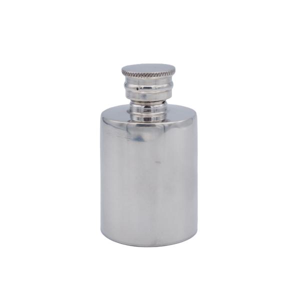 ウィスキーボトル スキットル ミニ フラスコ ピューター製 ハンドメイド SP029 1.0oz シ...