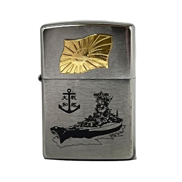 海上自衛隊 戦艦大和 Zippo Type4 金軍艦旗 ZAZ011 ジッポ ジッポー 戦艦ヤマト ...
