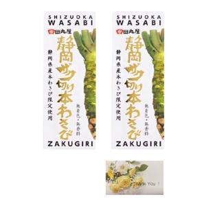 【わさび 田丸屋本店 生わさび 本わさび】 田丸屋 静岡ザク切り 本わさび×2個セット 練りわさび チューブ すりおろし ワサビ 山葵 wasabi 【メの商品画像