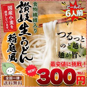 最安値 に挑戦 ! [ 訳あり ] 讃岐生うどん 稲庭風 最大6人前 (300g×2袋) セール ポイント消化 お試し グルメ 生麺 激安 格安 うどん 細麺 食物繊維 送料無料 Y