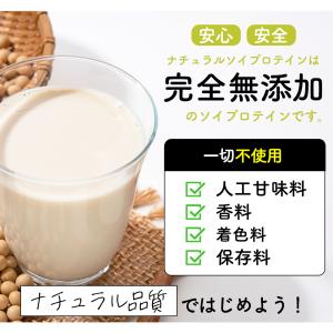 無添加 ナチュラル ソイ プロテイン 3kg(...の詳細画像3