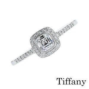 ティファニー TIFFANY & CO. / レガシー リング 【中古】 0.33ct VS1 F EXCELLENT Pt950  鑑定書付｜aemtjewelry