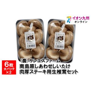 南島原しあわせしいたけ 肉厚ステーキ用生椎茸セット