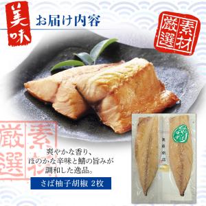 さば柚子胡椒 進藤商店 干物 ひもの 福岡 糟...の詳細画像1