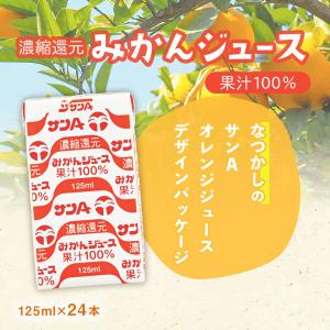 【ケース販売】 みかんジュース 125ml×24｜aeonkyushu-umaimono