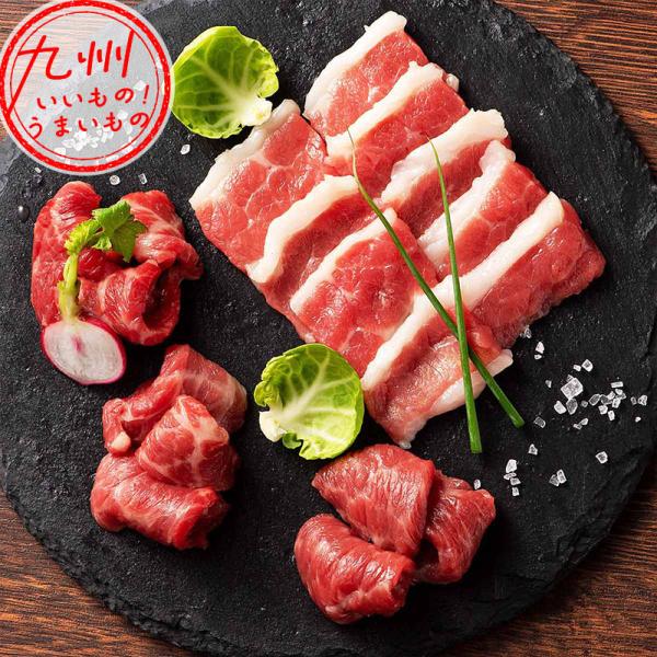 フジチク ふじ馬刺し 満喫セット (中トロ フタエゴ 上赤身)各80g×1