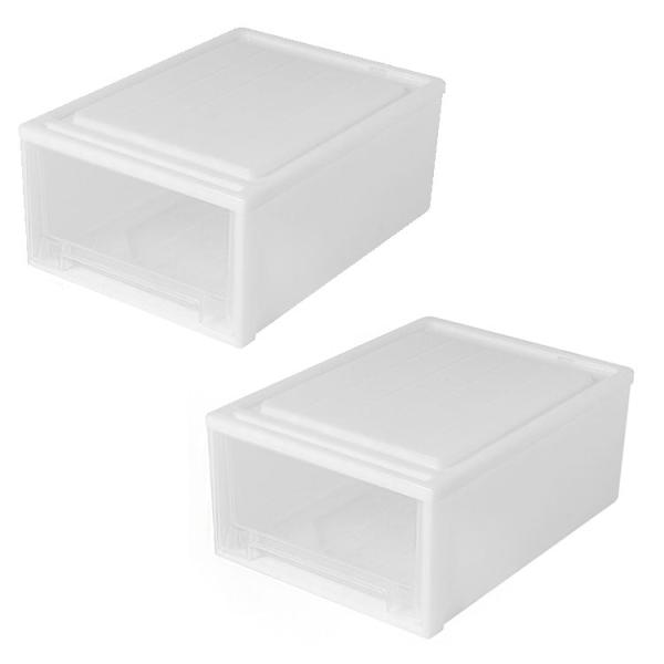 クローゼットケース　浅型　2個セット　ホームコーディ