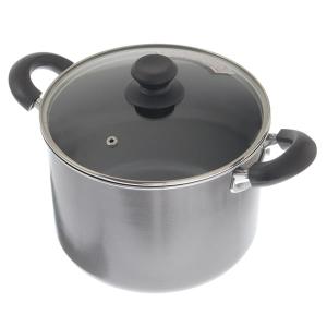 新品 ガス仕様 2コート 蓋付き 1QT 蓋付き 追加オリジナルレシピ付き@ HC ガス火専用 フッ素コート両手鍋20cm : イオンスタイル