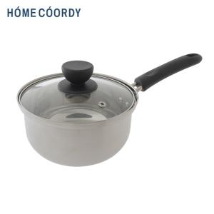 さくら ステンレス鍋 ガラス蓋 16cm片手鍋 華やか ステンレス