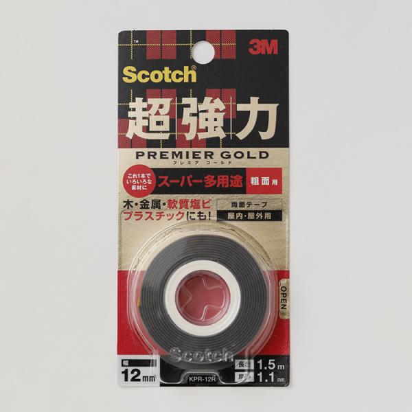 超強力両面テープ プレミアゴールド スーパー多用途 粗面用