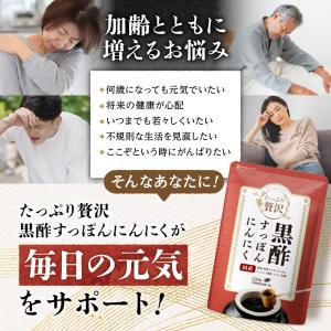 黒酢すっぽんにんにく サプリメント たっぷり贅...の詳細画像3