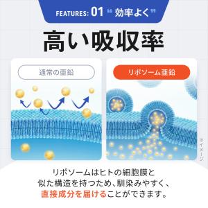 亜鉛 サプリ リポソーム 亜鉛15mg ミネラ...の詳細画像5
