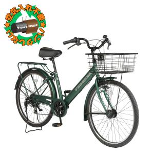 パンクしない 27型 ノンパンク シティクサイクル シマノ6段変速 パンクしない 27型 ノンパンク シティクサイクル シマノ6段変速